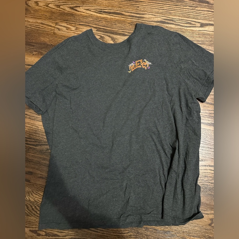 Men's Gray Graphic T-Shirt Mickey Halloween party 2025